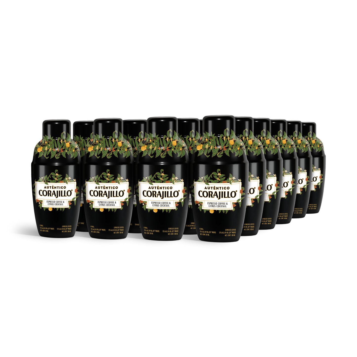Auténtico Corajillo – 24 Pack – 24 Shakers w/ Espresso & Citrus Specialty Spirit