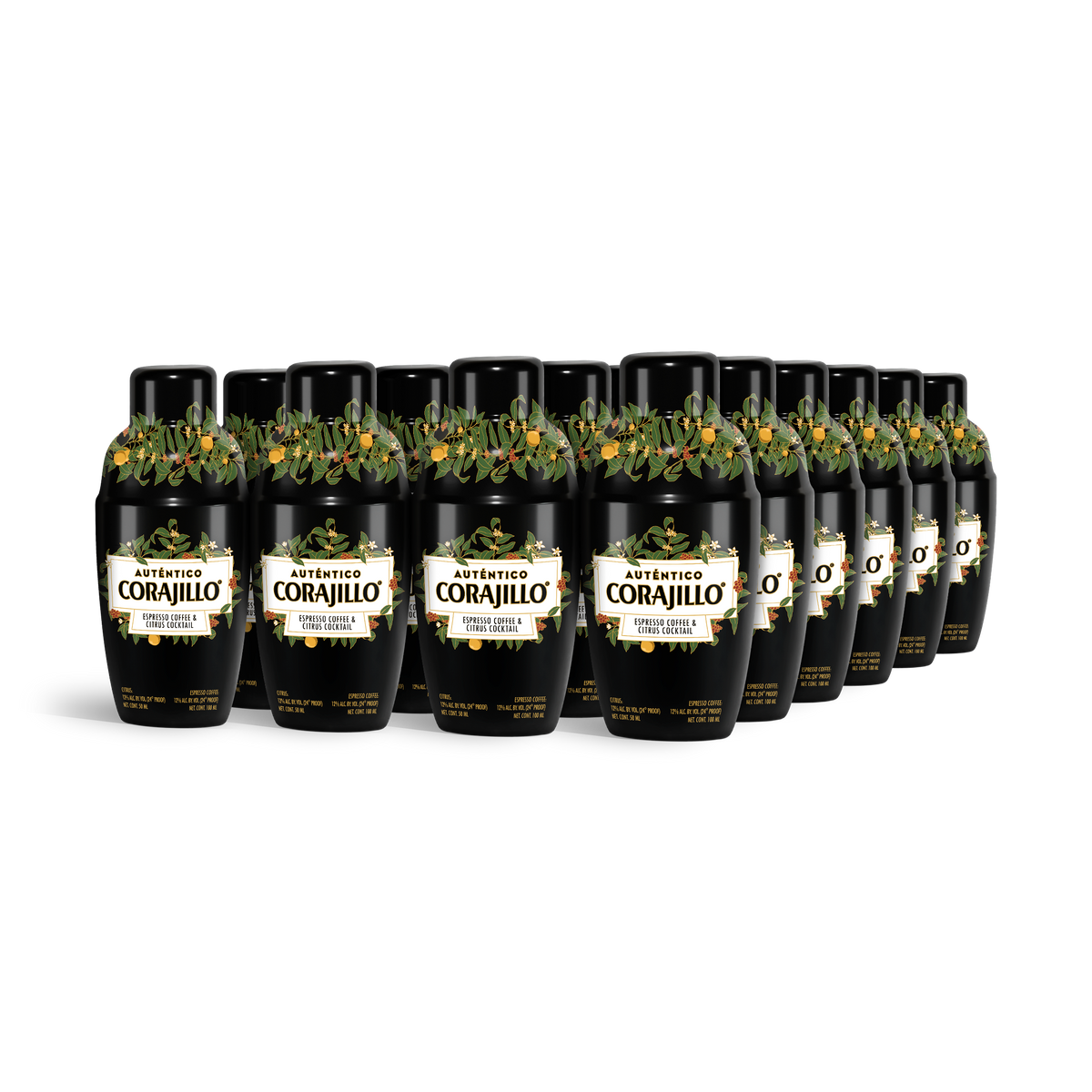 Auténtico Corajillo – 24 Pack – 24 Shakers w/ Espresso & Citrus Specialty Spirit