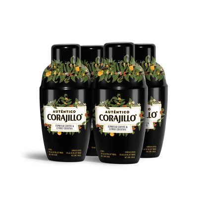 Auténtico Corajillo – 4 Pack – 4 Shakers w/ Espresso & Citrus Specialty Spirit