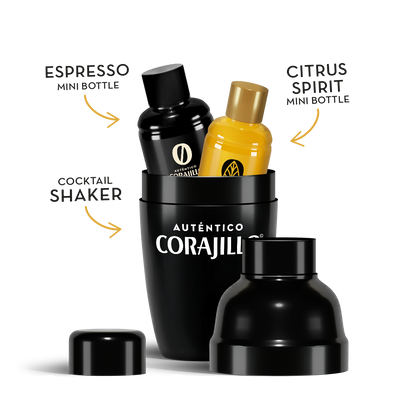 Auténtico Corajillo – 12 Pack – 12 Shakers w/ Espresso & Citrus Specialty Spirit